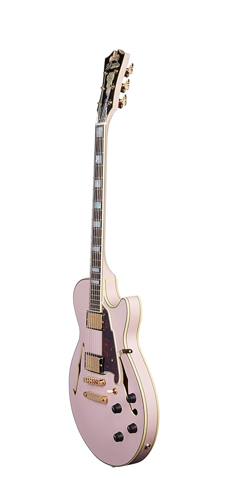 特別セール D'Angelico セミホロウボディ エレキギター コーラルピンク 特別セール D'Angelico セミホロウボディ エレキギター コーラル